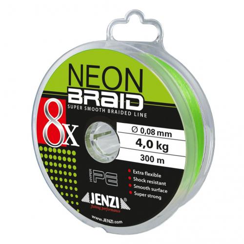Neon-Braid 8x green 300m 0,08