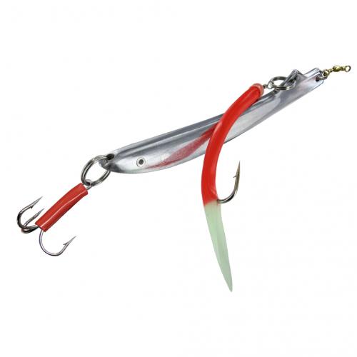 Banana-Lure with Rubber-Mack 280g silver