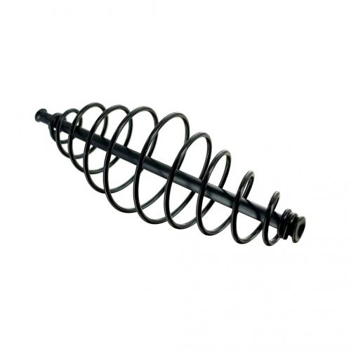 Futterspirale aus Metall, schwarz, 65 mm