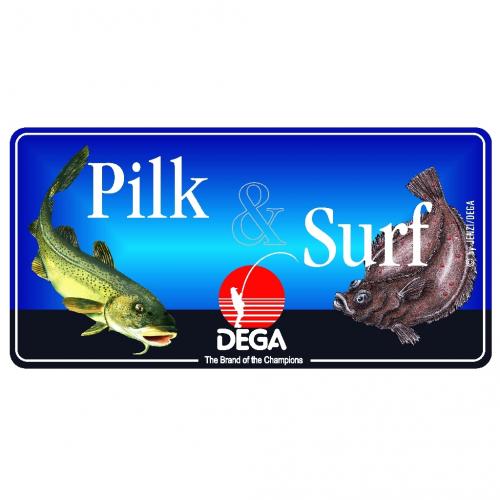 Aufkleber DEGA Pilk & Surf