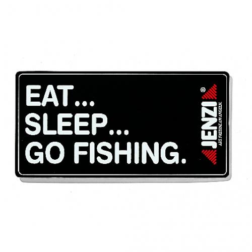 JENZI Aufkleber Eat-Sleep-Go Fishing
