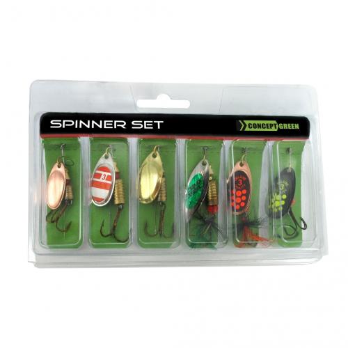 Spinner Set Green Concept, verschiedene fängige Spinner