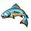 JENZI fish sticker